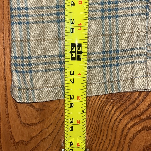 Vintage 1960’s misses wrangler plaid jeans 11/12 slim - Picture 8 of 15